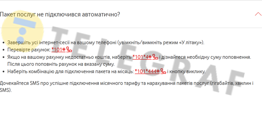 Що робити, якщо тариф Vodafone не активувався: покрокова інструкція