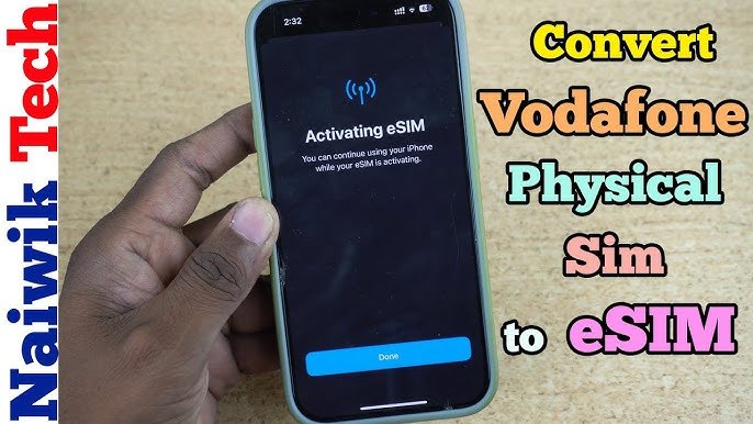 Як підключити номер Vodafone до eSIM на iPhone: покрокова інструкція Як підключити номер Vodafone до eSIM на iPhone: покрокова інструкція