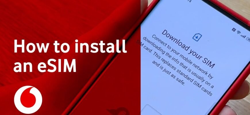 Як налаштувати та використовувати eSIM від Vodafone на Samsung?