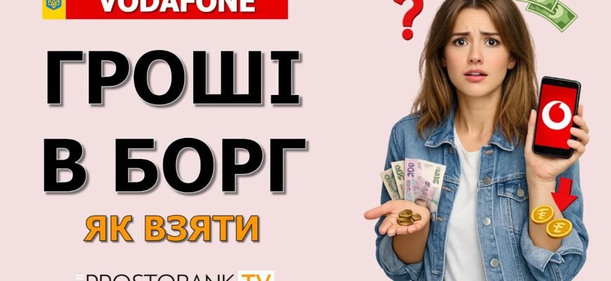 Як взяти гроші в борг на Vodafone: покрокова інструкція для абонентів