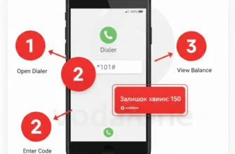 Як перевірити активні послуги Vodafone за допомогою USSD-кодів?