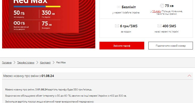 Найкращий тариф Vodafone: Виберіть максимум гігабайтів для інтернету Найкращий тариф Vodafone: Виберіть максимум гігабайтів для інтернету