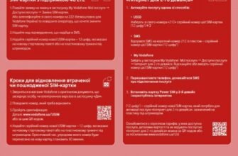 USSD-код для відновлення номера Vodafone: як відновити? Інструкція